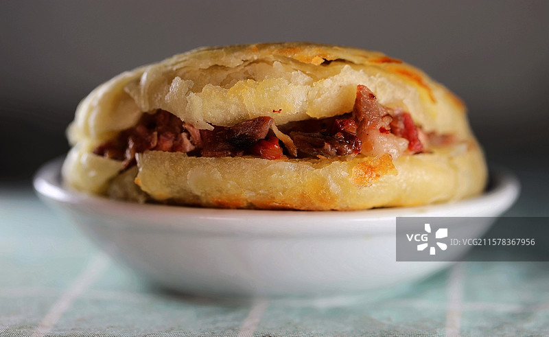 一个驴肉火烧图片素材