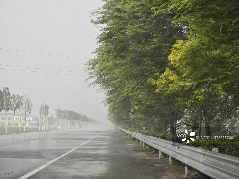 华北地区、河南，极端天气，局部地区瞬时大风大雨，阵风阵雨图片素材