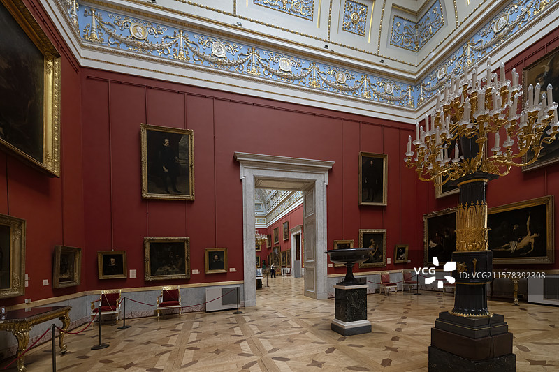 俄罗斯圣彼得堡世界文化遗产核心区域——冬宫图片素材