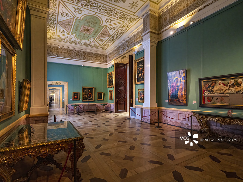 俄罗斯圣彼得堡世界文化遗产核心区域——冬宫图片素材