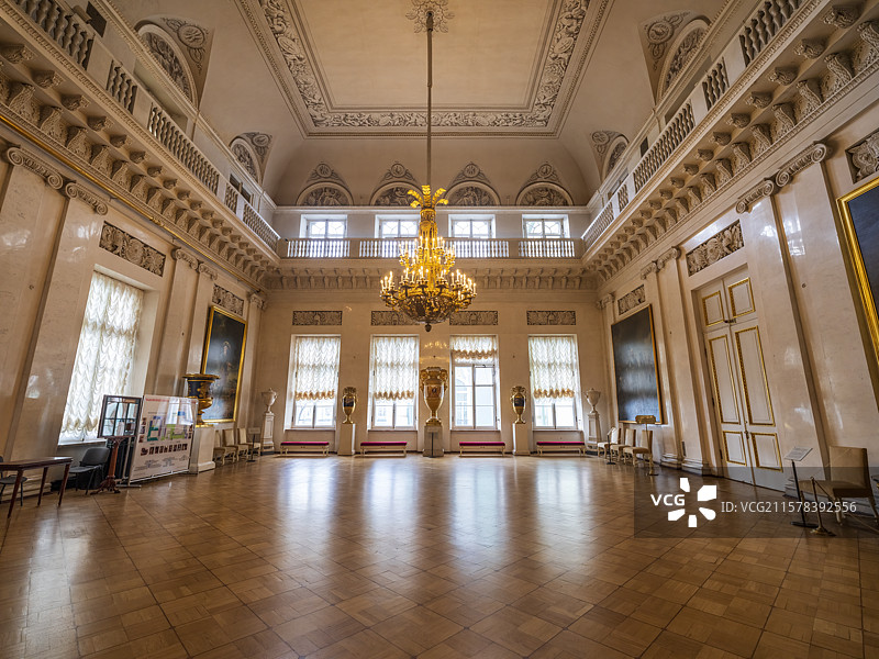 俄罗斯圣彼得堡世界文化遗产核心区域——冬宫图片素材