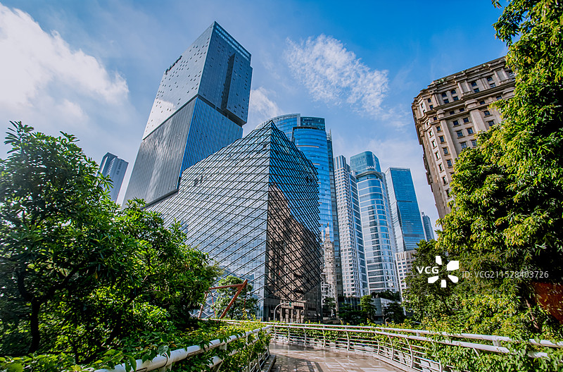 广州花城广场风光图片素材