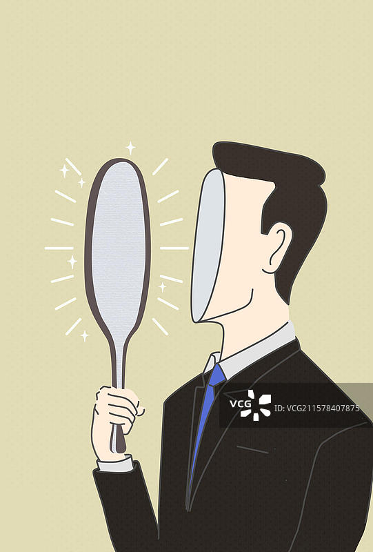 通过认识自己更加了解自己的心理图片素材