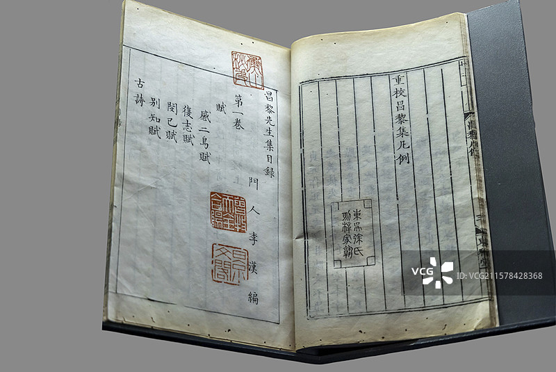 贵州省博物馆：东雅堂刊本《昌黎先生集》【明万历（1573—1620），纸，拨交，贵州省博物馆藏】图片素材