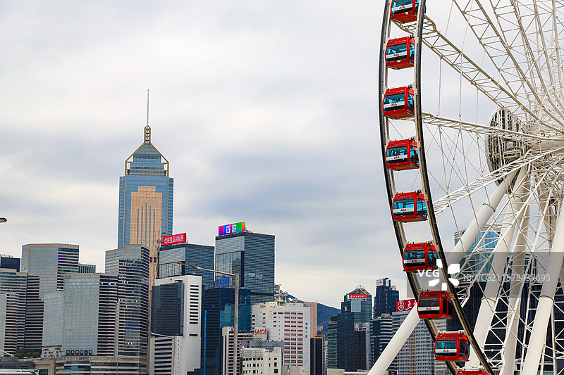 香港中环摩天轮图片素材