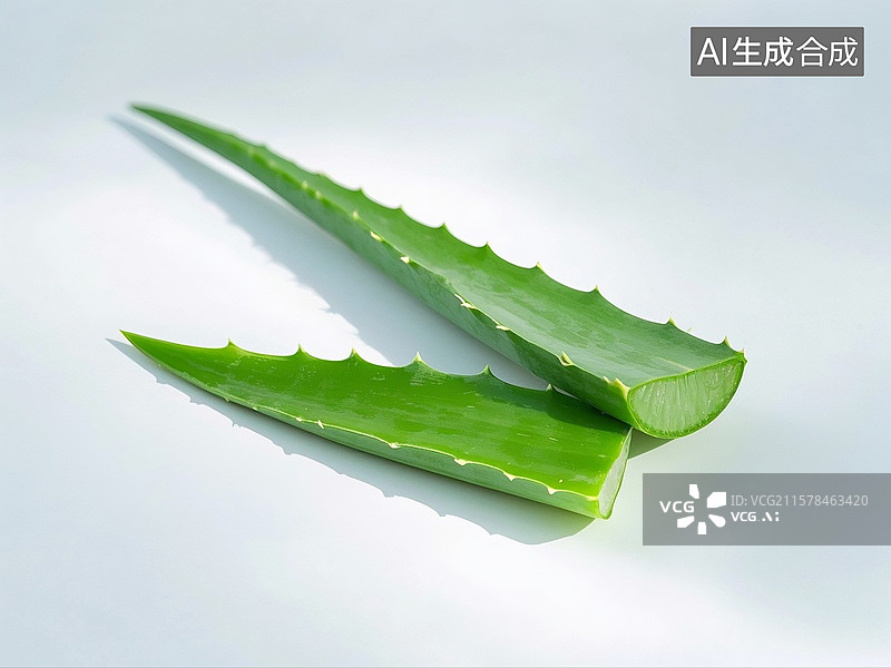 【AI数字艺术】芦荟芦荟胶芦荟切片芦荟植物图片素材