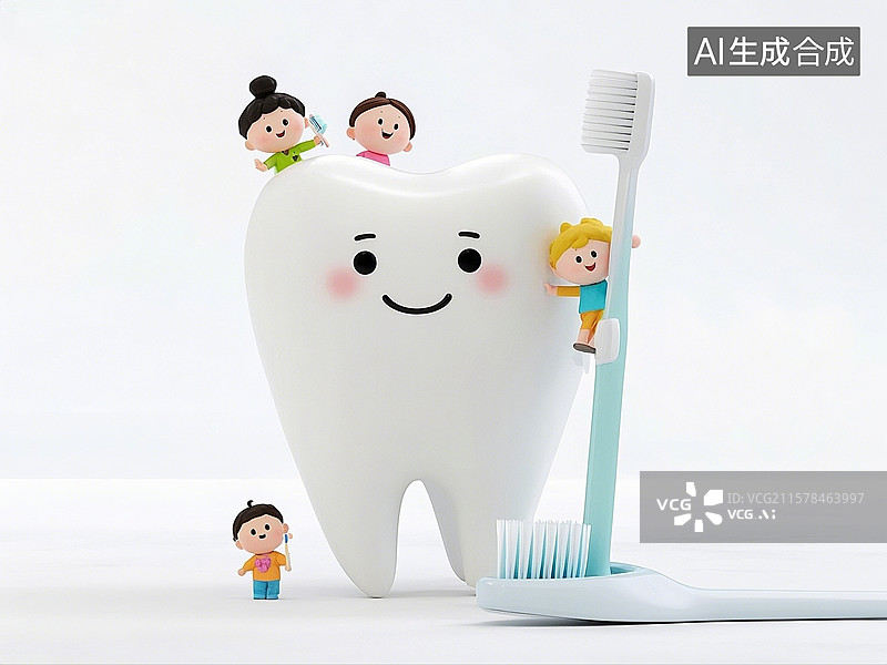 【AI数字艺术】牙齿智齿刷牙口腔健康爱牙日图片素材