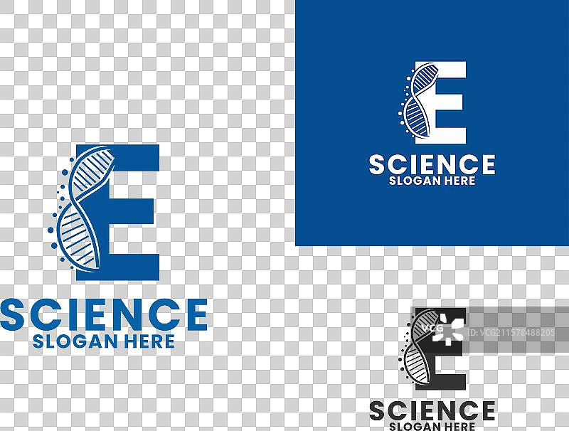以字母E为首的科学标志设计图片素材