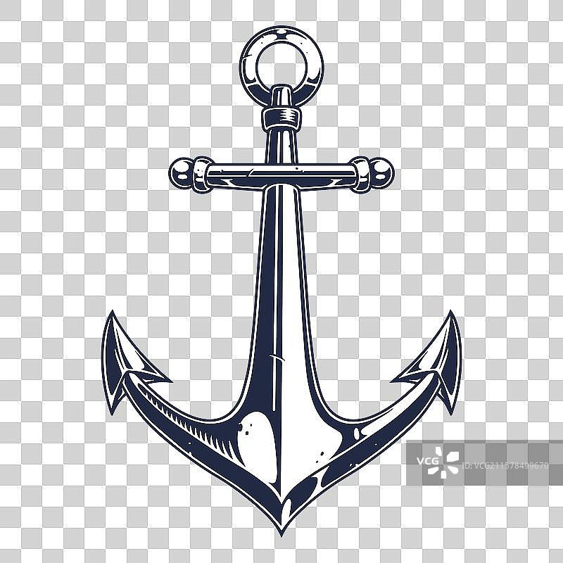 经典锚设计，具有细致的特征图片素材