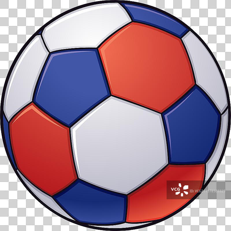 红白蓝美国足球图片素材