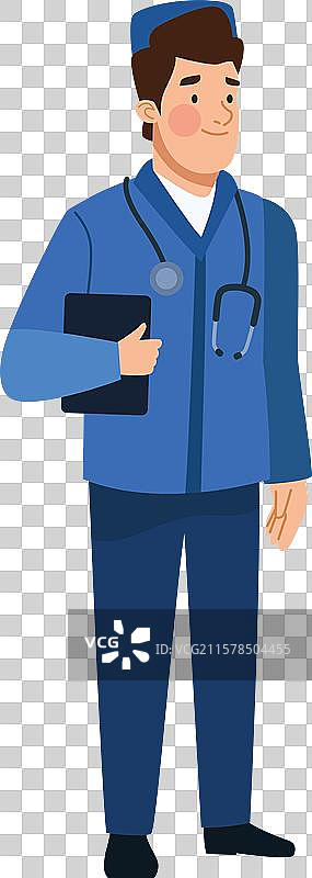 男护理学生图标图片素材