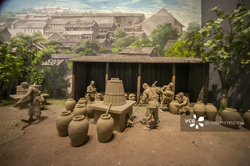 贵州省博物馆多彩贵州历史文化展：赤水河酿酒技艺图片素材