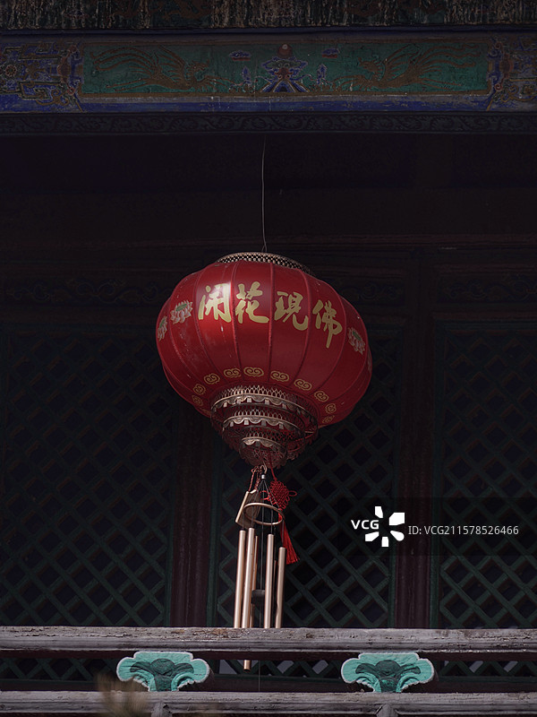 五台山广仁寺，又名十方堂，是藏传佛教寺院，建筑庄严，佛像铜铸，经藏珍贵，还设有藏医门诊。图片素材