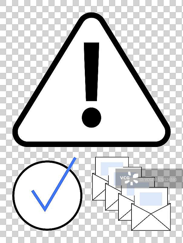 带感叹号的通知提醒图片素材