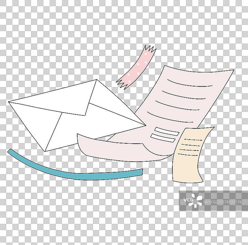 信封和纸张图片素材