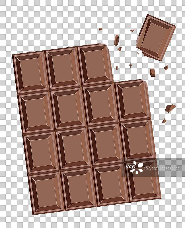 一大块巧克力图片素材