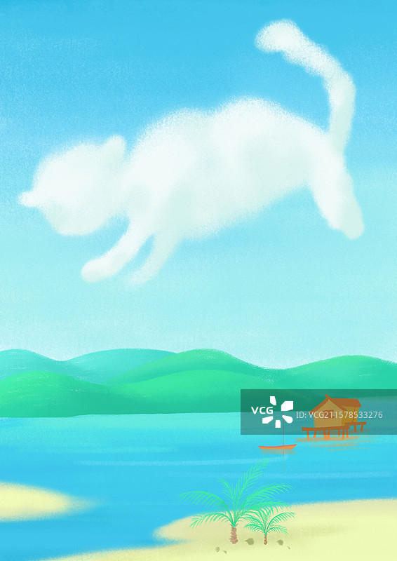 夏天海洋风光图片素材