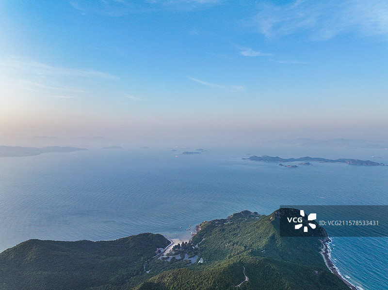 深圳大鹏半岛山海景观图片素材