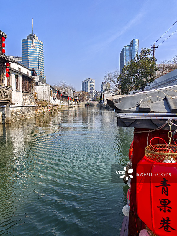 常州青果巷的运船文化体验图片素材