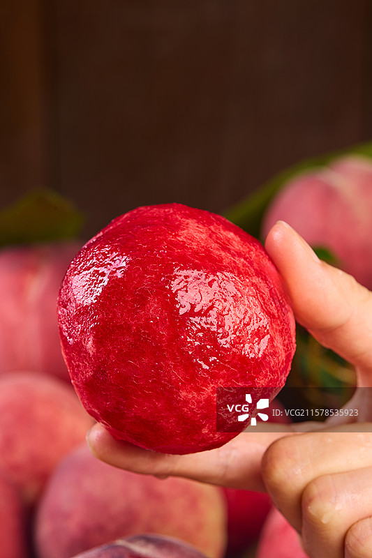 血桃 胭脂红桃子 胭脂红  红肉桃子 红心桃 紫红肉桃 中华血桃 广水胭脂红桃子 湖北胭脂红桃子 湖图片素材