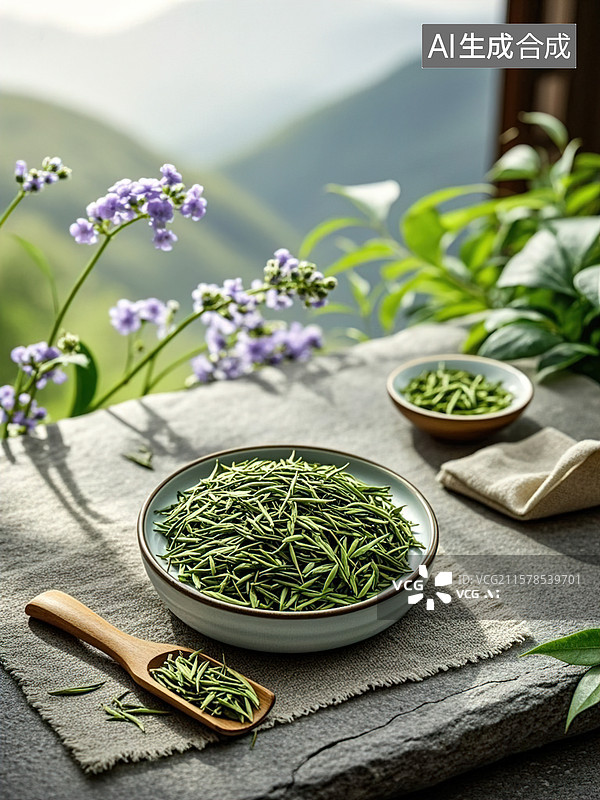 【AI数字艺术】茶，茶叶，茶道，茶具，茶山，茶文化各种合集图片素材