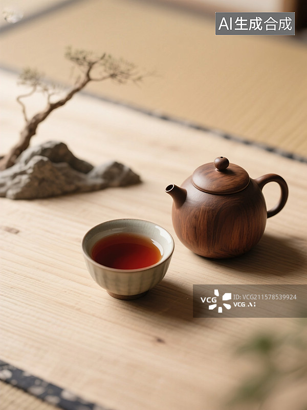【AI数字艺术】茶，茶叶，茶道，茶具，茶山，茶文化各种合集图片素材