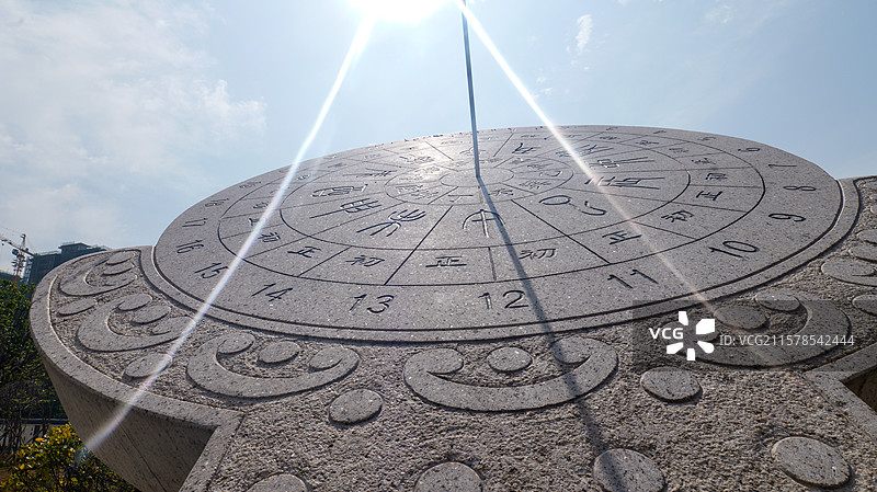 日冕日晷时代变换时代变迁时光飞逝图片素材