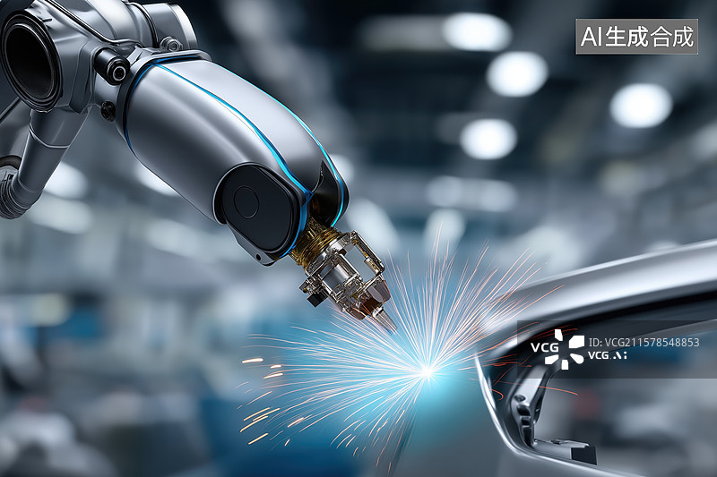 【AI数字艺术】汽车制造图片素材