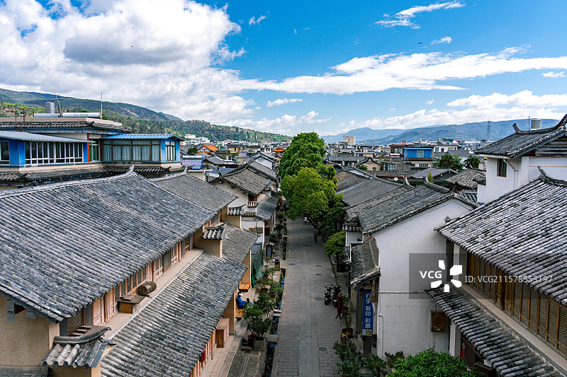 云南大理剑川古城图片素材