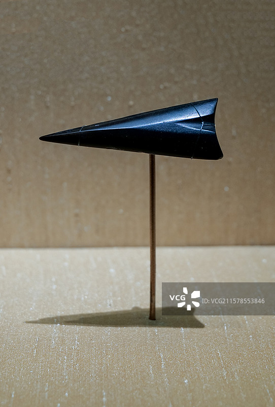 镞 商代 1950-1951年河南辉县琉璃阁出土 中国国家博物馆“中国古代玉器展”图片素材