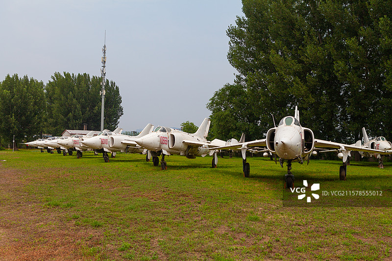 中国航空博物馆户外展区图片素材