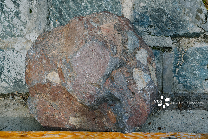 安山岩  长白山岩石标本  长白山火山国家地质公园图片素材