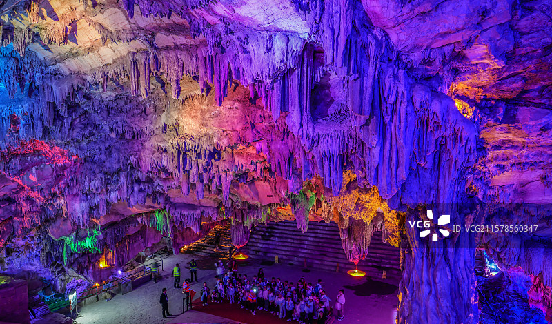 江苏宜兴张公洞风景区图片素材