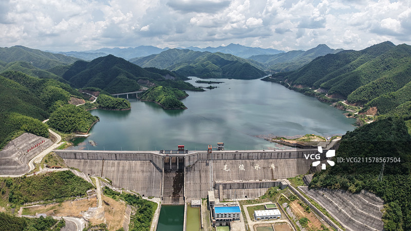 永州市蓝山县毛俊水库图片素材