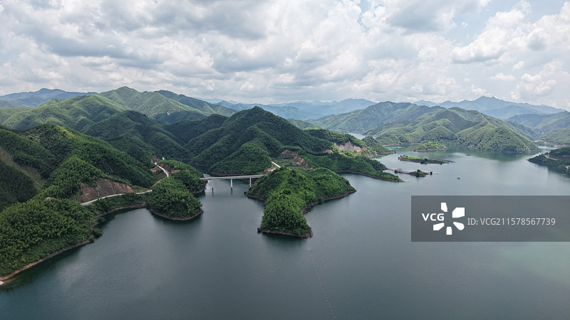 永州市蓝山县毛俊水库图片素材