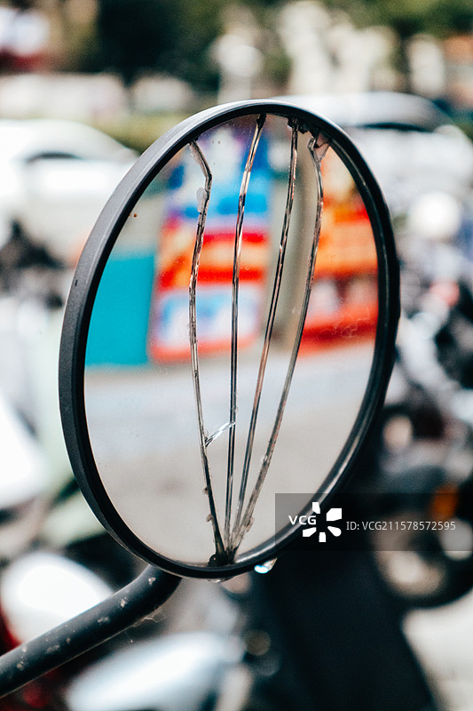 电动车的后视镜……图片素材