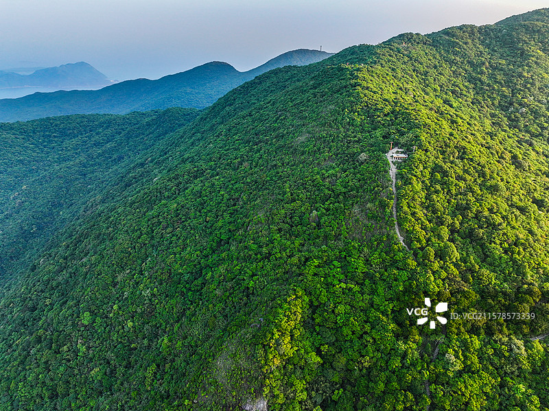 深圳大雁顶山海景观图片素材