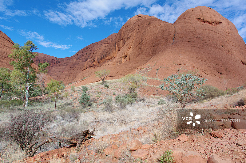 澳大利亚北领地乌鲁鲁卡塔丘塔的自然风景图片素材