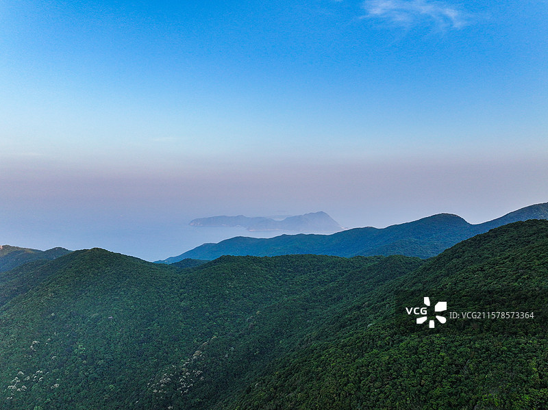 深圳大雁顶山海景观图片素材