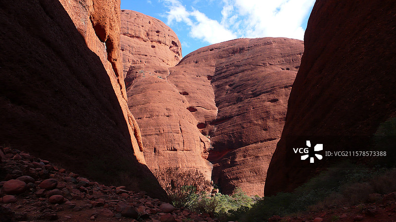 澳大利亚北领地乌鲁鲁卡塔丘塔的自然风景图片素材