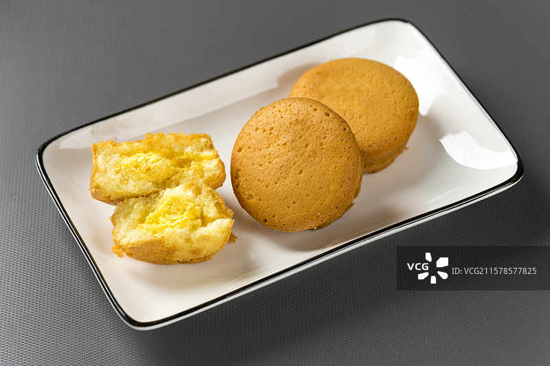 蛋黄派图片素材