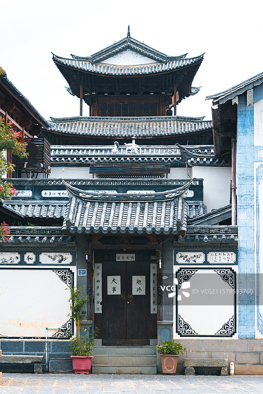 云南大理剑川古城图片素材