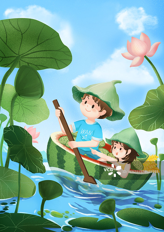 二十四节气-大暑图片素材