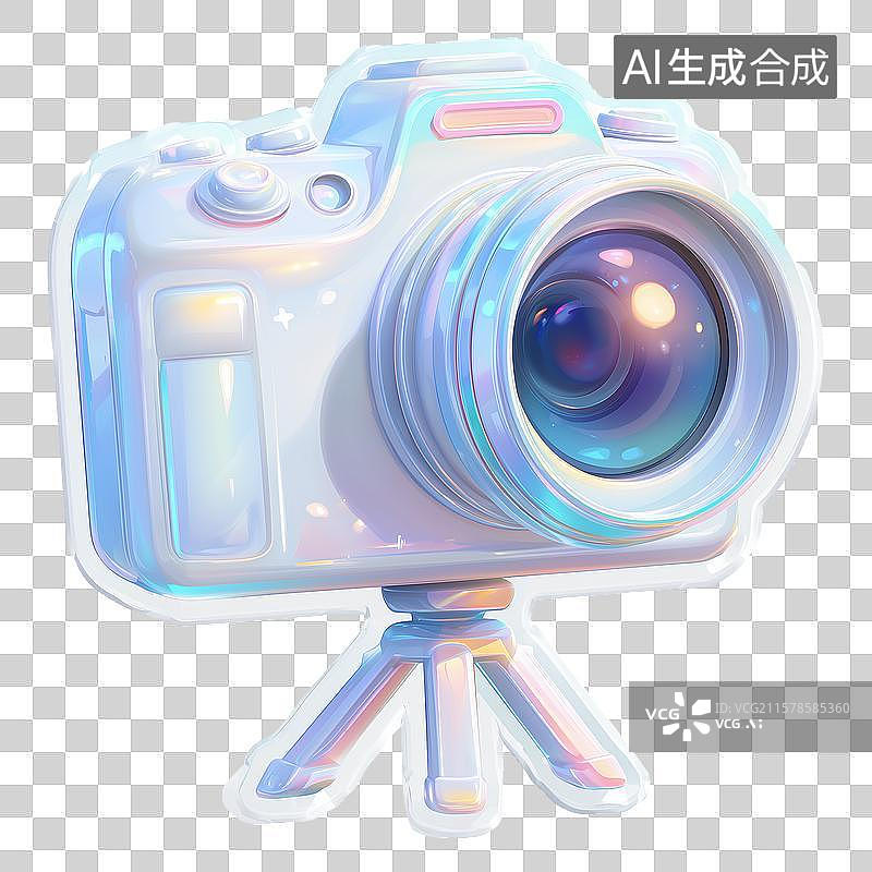【AI数字艺术】三脚架和相机图片素材