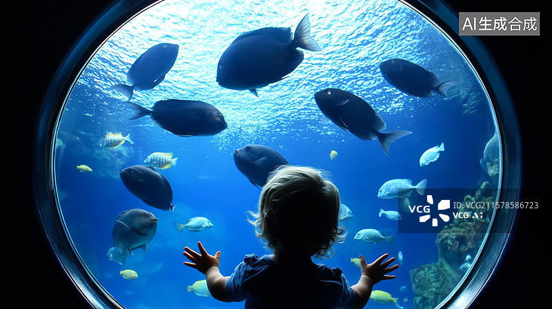 【AI数字艺术】水族馆 海洋动物世界图片素材