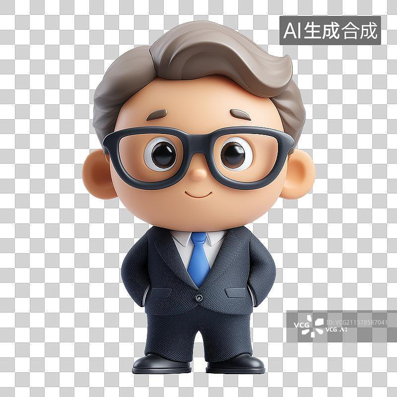 【AI数字艺术】男性商务职业人士图片素材