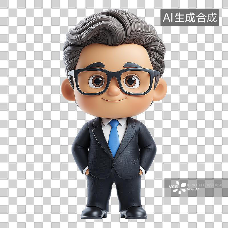 【AI数字艺术】男性商务职业人士图片素材