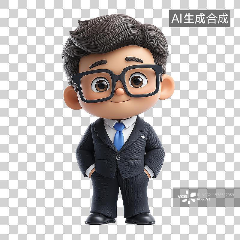 【AI数字艺术】男性商务职业人士图片素材