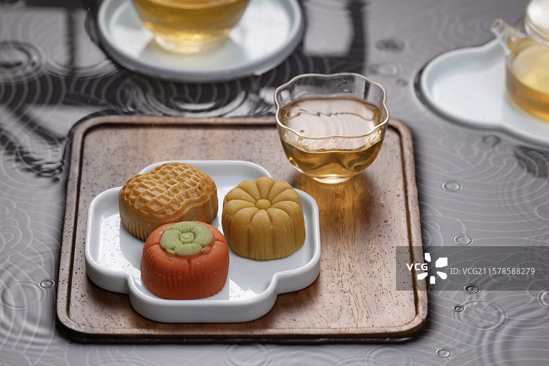 下午茶 茶点 月饼 糕点图片素材