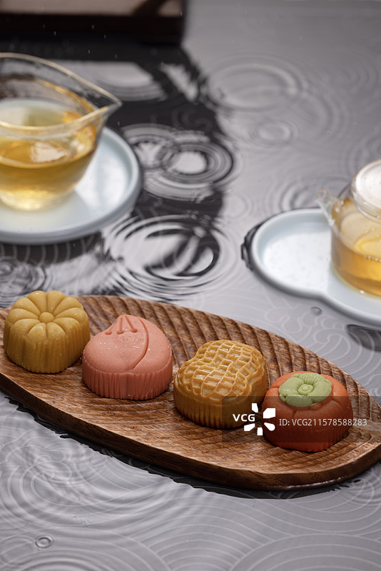 下午茶 茶点 月饼 糕点图片素材